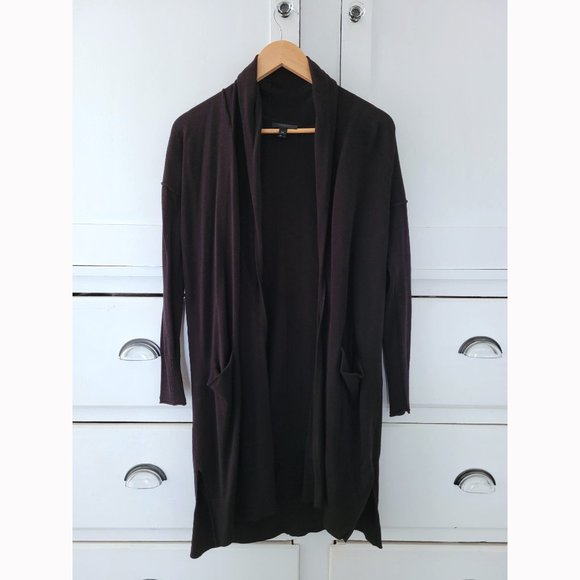 J. Crew Black Lightweight Long Cardigan - Picture 3 of 7